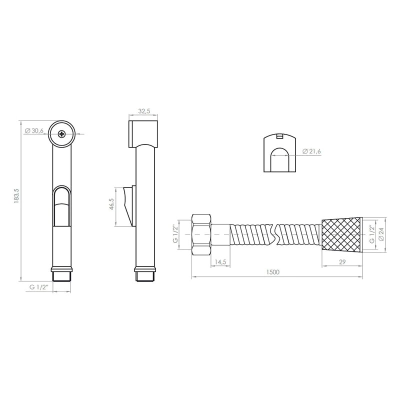 Bathroom Bidet Spray Toilet