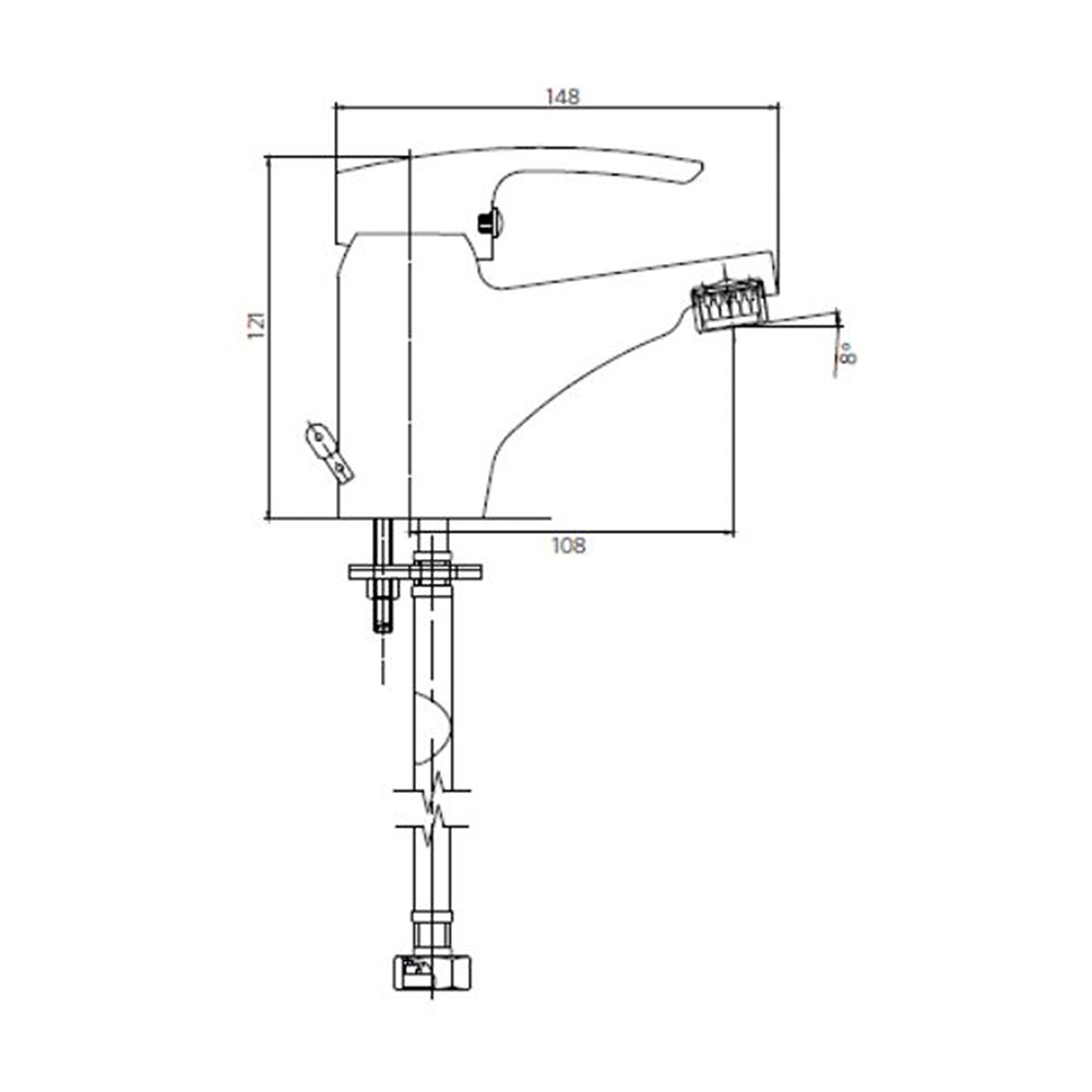 bathroom high quality silver vanity faucets