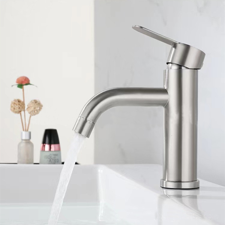 solid stainless steel bathroom faucets