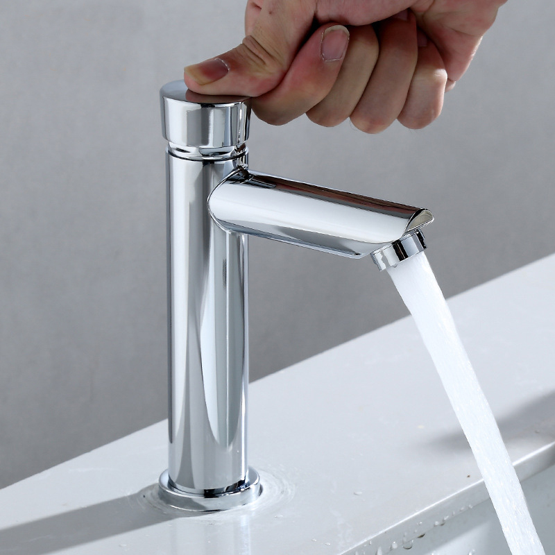 stainless steel time delay selfclosing faucet