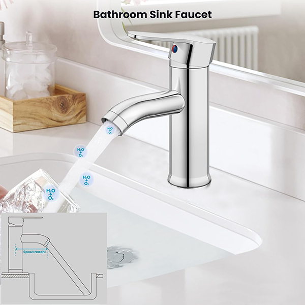 stainless steel bathroom water tap