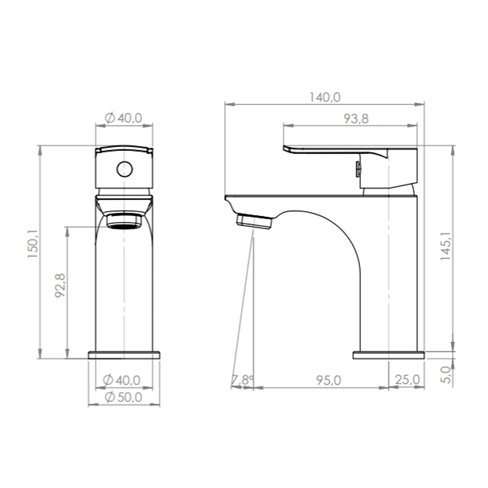 llave de agua para bano polished brass single hole bathroom faucet