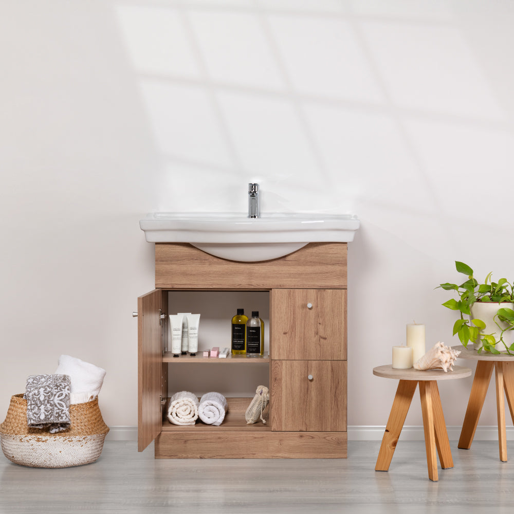 Table Top Wash Basin With Cabinet