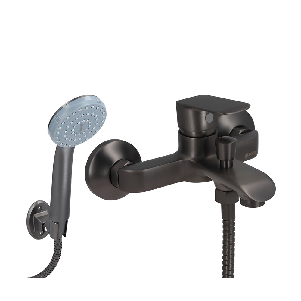 Polished Brushed Brass Shower Faucet Set(duchas)