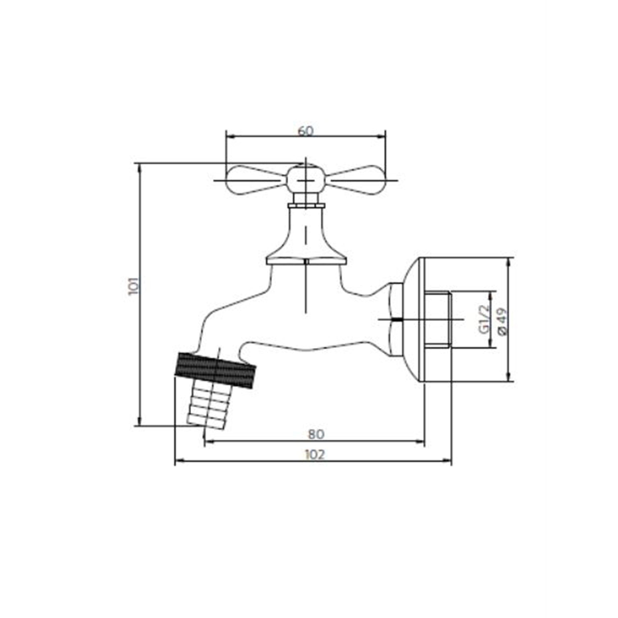 Wall Mount Garden Faucet(duchas)