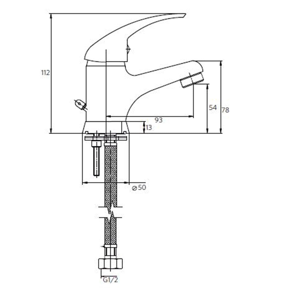 Small Brass Mixer Tap(duchas)