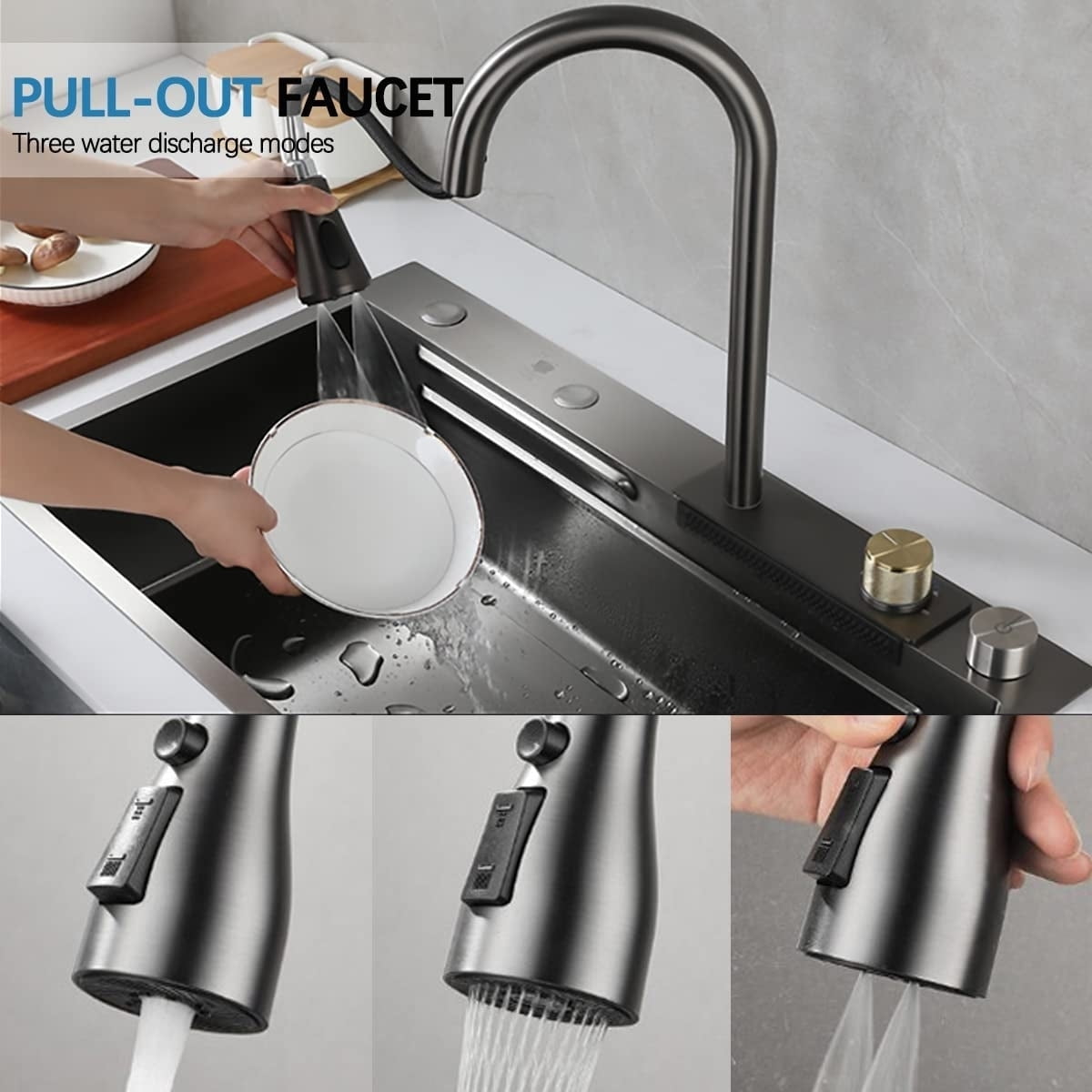 Custom Stainless Steel Wash Basin For Kitchen(fregadero de cocina)