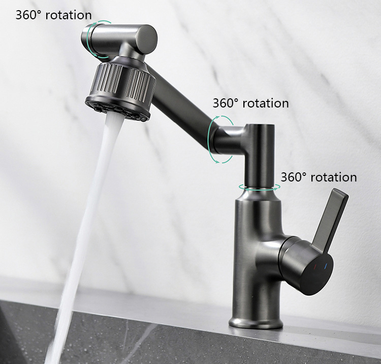 1080 Rotating Universal Wash Basin Faucet(griferia)