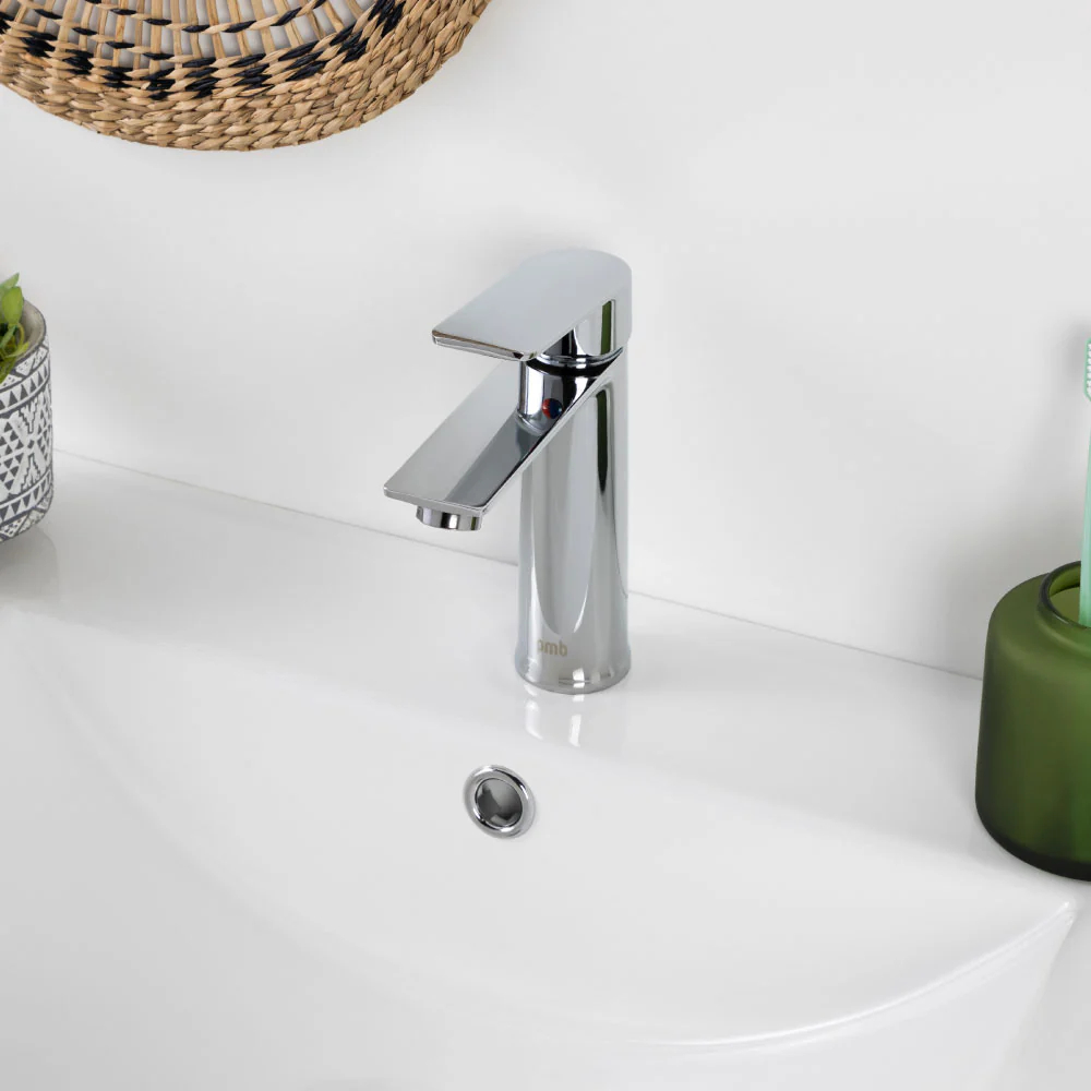 Matt Black Zinc Chrome Wash Hand Basin Mixer Tap(griferia)