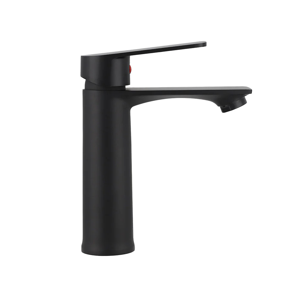 Matt Black Zinc Chrome Wash Hand Basin Mixer Tap(griferia)